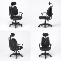 Thumbnail for Korean Black Office Chair Ergonomic SUPERB