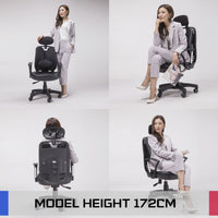 Thumbnail for Korean Black Office Chair Ergonomic SUPERB