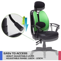 Thumbnail for Korean Green Office Chair Ergonomic SUPERB