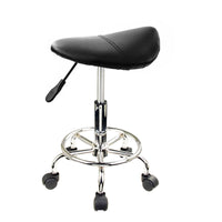 Thumbnail for Forever Beauty Black Salon Barber Stool Swivel Saddle Type