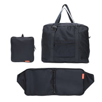 Thumbnail for KOELE Navy Shopper Bag Travel Duffle Bag Foldable Laptop Luggage KO-BOSTON