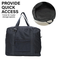 Thumbnail for KOELE Navy Shopper Bag Travel Duffle Bag Foldable Laptop Luggage KO-BOSTON