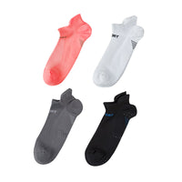 Thumbnail for Rexy 4 Pack Small Multi Colour Seamless Sport Sneakers Socks Non-Slip Heel Tab