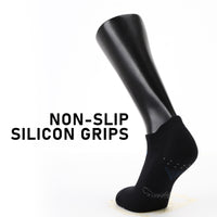 Thumbnail for Rexy 4 Pack Small White Seamless Sport Sneakers Socks Non-Slip Heel Tab