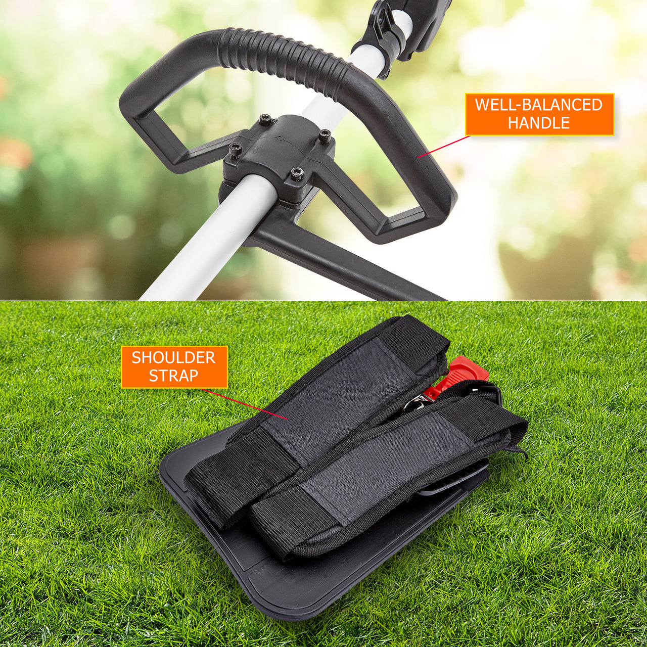 Dynamic Power Garden Whipper Snipper Brush Cutter 26cc + 4 Blades