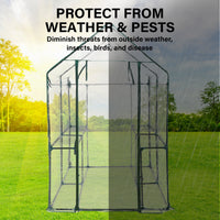 Thumbnail for Home Ready Apex 190cm Garden Greenhouse Shed PVC Cover Only