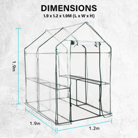 Thumbnail for Home Ready Apex 190cm Garden Greenhouse Shed PVC Cover Only