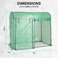 Thumbnail for Home Ready Dome 200cm Garden Greenhouse Shed PE Cover Only