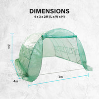 Thumbnail for Home Ready Dome Tunnel 400cm Garden Greenhouse Shed PE Cover Only