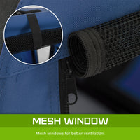 Thumbnail for Paw Mate Blue Portable Soft Dog Cage Crate Carrier L