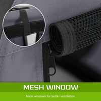 Thumbnail for Paw Mate Grey Portable Soft Dog Cage Crate Carrier XL