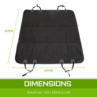Thumbnail for Paw Mate Black Pet Dog Car Boot Seat Cover Waterproof Mat XXL