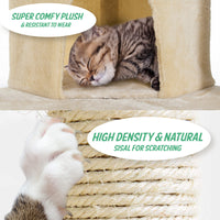 Thumbnail for Paw Mate 201cm Beige Cat Tree Parala Multi Level Scratcher