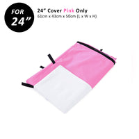 Thumbnail for Paw Mate Pink Cage Cover Enclosure for Wire Dog Cage Crate 24in