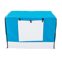 Thumbnail for Paw Mate Blue Cage Cover Enclosure for Wire Dog Cage Crate 42in