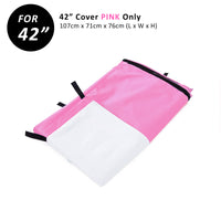 Thumbnail for Paw Mate Pink Cage Cover Enclosure for Wire Dog Cage Crate 42in