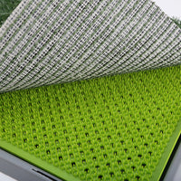 Thumbnail for Paw Mate Pet Dog Potty Tray Training Toilet 69cm x 43cm + 1 Grass Mat