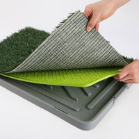 Thumbnail for Paw Mate Pet Dog Potty Tray Training Toilet 69cm x 43cm + 1 Grass Mat