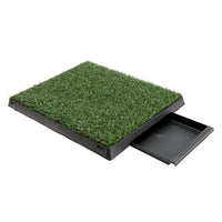 Thumbnail for Paw Mate Pet Dog Potty Tray Training Toilet 63cm x 50cm + 1 Grass Mat