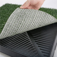 Thumbnail for Paw Mate Pet Dog Potty Tray Training Toilet 63cm x 50cm + 1 Grass Mat