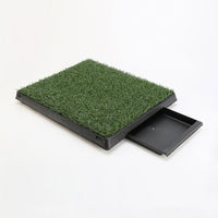 Thumbnail for Paw Mate Pet Dog Potty Tray Training Toilet 63cm x 50cm + 1 Grass Mat