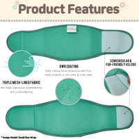 Thumbnail for PawPang S Dog Wrap Reusable Male + 10 Ct S Diaper Booster Pads Disposable