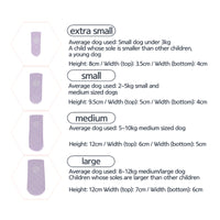 Thumbnail for Daeng Daeng Shoes 28pc M Blue Dog Shoes Waterproof Disposable Boots Anti-Slip Socks