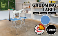 Thumbnail for Paw Mate Blue Pet Grooming Salon Table Dual Dog Cat 120cm