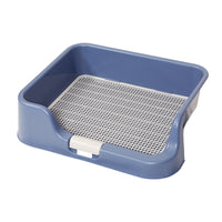 Thumbnail for PS KOREA Blue Dog Pet Potty Tray Training Toilet Raised Walls T1