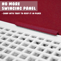Thumbnail for PS KOREA Wine Dog Pet Potty Tray Training Toilet Raised Walls T1
