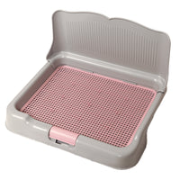 Thumbnail for PS KOREA Grey Dog Pet Potty Tray Training Toilet Detachable Wall T2