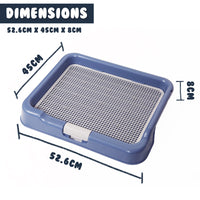 Thumbnail for PS KOREA Blue Dog Pet Potty Tray Training Toilet Portable T3