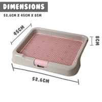 Thumbnail for PS KOREA Grey Dog Pet Potty Tray Training Toilet Portable T3