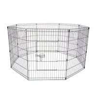 Thumbnail for Paw Mate Pet Playpen 8 Panel 30in Foldable Dog Exercise Enclosure Fence Cage