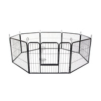 Thumbnail for Paw Mate Pet Playpen Heavy Duty 31in 8 Panel Foldable Dog Exercise Enclosure Fence Cage