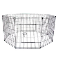 Thumbnail for Paw Mate Pet Playpen 8 Panel 36in Foldable Dog Exercise Enclosure Fence Cage