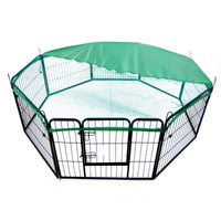 Thumbnail for Paw Mate Green Net Cover for Pet Playpen 32in Dog Exercise Enclosure Fence Cage