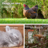 Thumbnail for Paw Mate 148 x 44 x 84.5cm Rabbit Hutch Chicken Coop 2 Storey Pet Cage Run