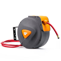 Thumbnail for Dynamic Power Air Hose Retractable Reel Auto Rewind Heavy Duty Wall Mounted 30m