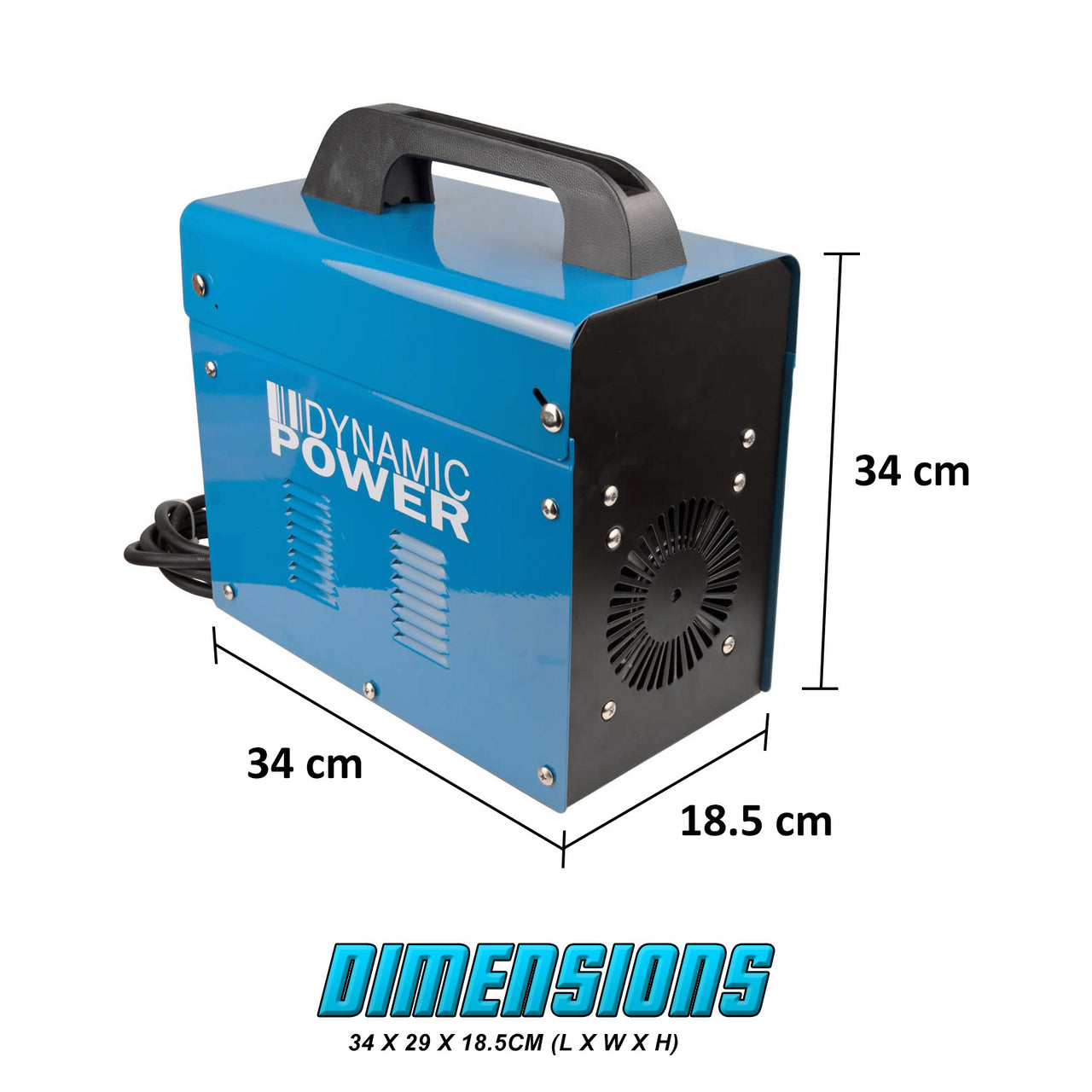 Dynamic Power MIG Gasless Welder + Wire Portable Welding Machine 130Amp