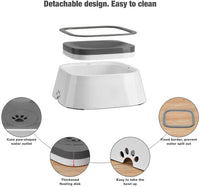 Thumbnail for YES4PETS 1 x Medium Pet No Spill Feeder Bowl Dog Cat Puppy slow food Interactive Dish Dispenser