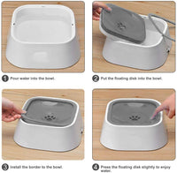 Thumbnail for YES4PETS 1 x Medium Pet No Spill Feeder Bowl Dog Cat Puppy slow food Interactive Dish Dispenser