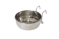 Thumbnail for YES4PETS 2 x Stainless Steel Pet Rabbit Bird Dog Cat Water Food Bowl Feeder Chicken Poultry Coop Cup 887ml