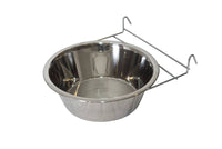 Thumbnail for YES4PETS 2 x Stainless Steel Pet Rabbit Bird Dog Cat Water Food Bowl Feeder Chicken Poultry Coop Cup 1.9L