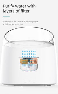 Thumbnail for YES4PETS 8 x Pet Dog Cat Fountain Filter Replacement Activated Carbon Ion Exchange Resin Triple Filtration System Automatic Water Dispenser Compatible
