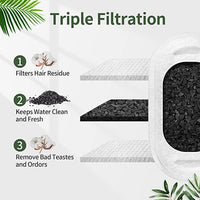 Thumbnail for YES4PETS 16 x Pet Dog Cat Fountain Filter Replacement Activated Carbon Exchange Filtration System Automatic Water Dispenser Compatible