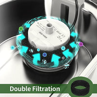 Thumbnail for YES4PETS 16 x Pet Dog Cat Fountain Filter Replacement Activated Carbon Exchange Filtration System Automatic Water Dispenser Compatible