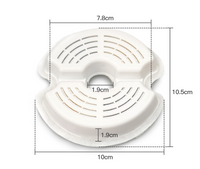 Thumbnail for YES4PETS 24x Pet Dog Cat Fountain Filter Replacement Activated Carbon Ion Exchange Resin Triple Filtration System Automatic Water Dispenser Compatible