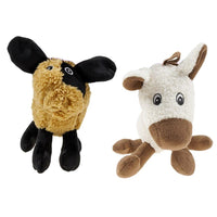 Thumbnail for YES4PETS 2 x Dog Puppy Play Animal Toy Plush Toy 16cm