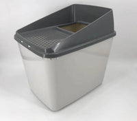 Thumbnail for YES4PETS XL Top Entry Cat Litter Box No Mess Large Enclosed Covered Kitty Tray